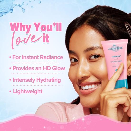 Aqualogica Radiance+ Crème Lush Strobe à la Pastèque et à la Niacinamide - 30g