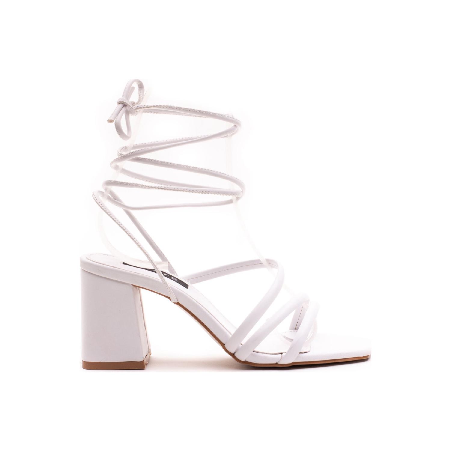 

Carisa Женские повседневные сандалии на толстом каблуке с завязкой на шнуровке 36