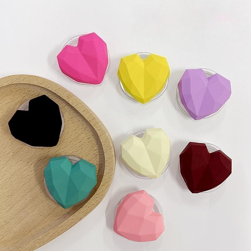 New Arrival 1 Piece 3D Love Heart Mobile Phone Expanding Stand and Grip Smartphone Desk Support Bracket Holder for iPhone