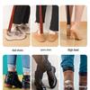 Calzascarpe in Legno Massello di Noce con Manico Lungo - Solleva Scarpe Ergonomico per un Uso Facile Senza Piegarsi