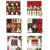 DIY Christmas Felt Ball Garland Set Cute Pom Pom Garland Christmas Ornaments for Wall Holiday Fireplace Living Room New Year