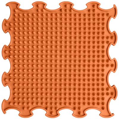 Tapete sensorial Espigões Macios (macio) 1 peça - laranja