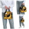 Golden Dragon Pattern Insulated Lunch Bag for Kids School Cooler Thermal Food Box Tote Portable Lunch Boxes Container