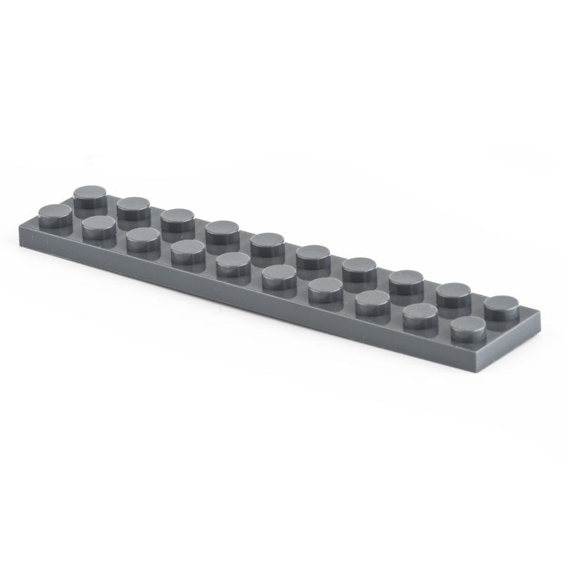 

Non-Toxic 10Pcs Diy Building Blocks Thin Figures Bricks 2X10 Dots Educational Creative Size Compatible With 3832 Plastic Toys For Children 10pcs