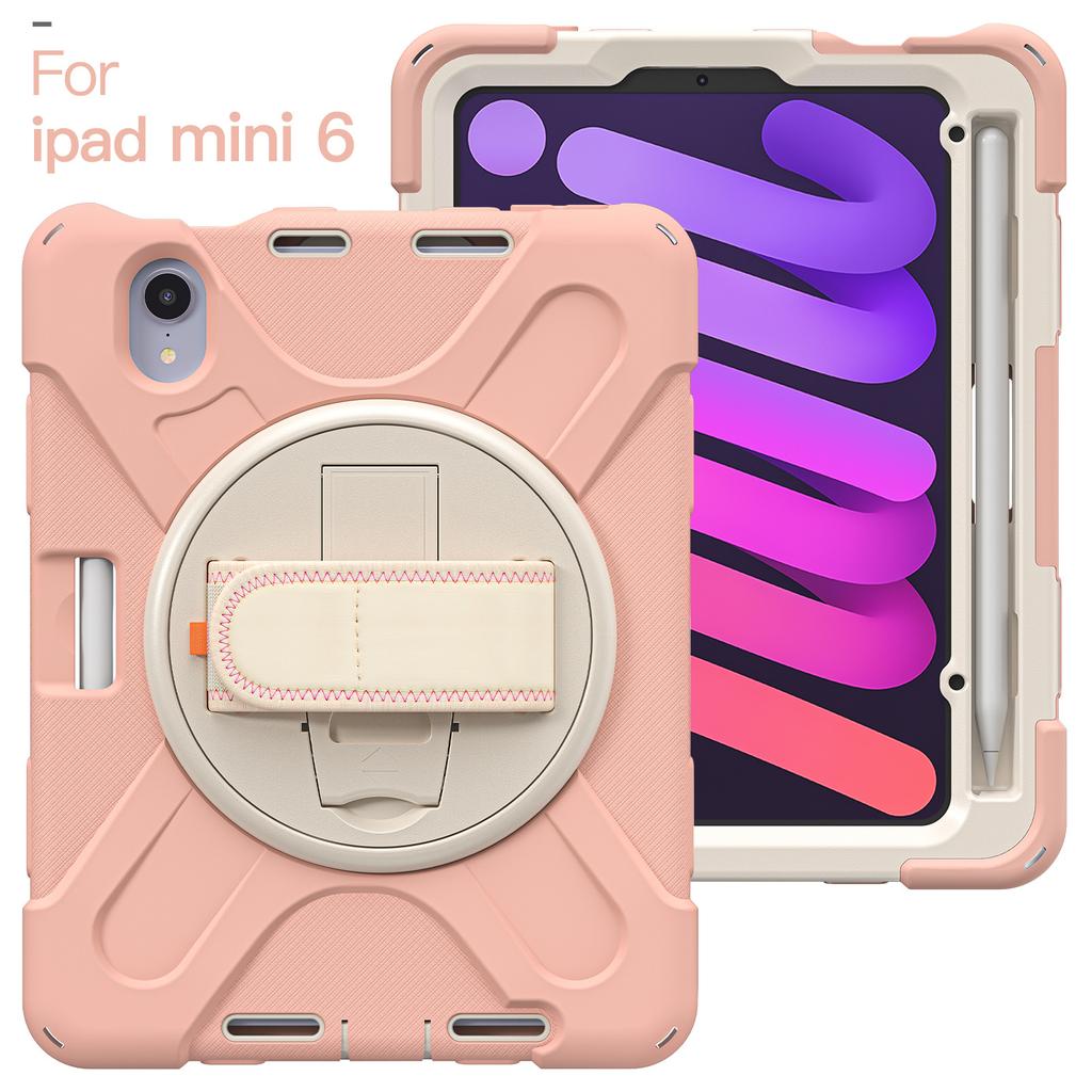 iPad mini6 8.3 Inch Protective Case with Nylon Hand Strap