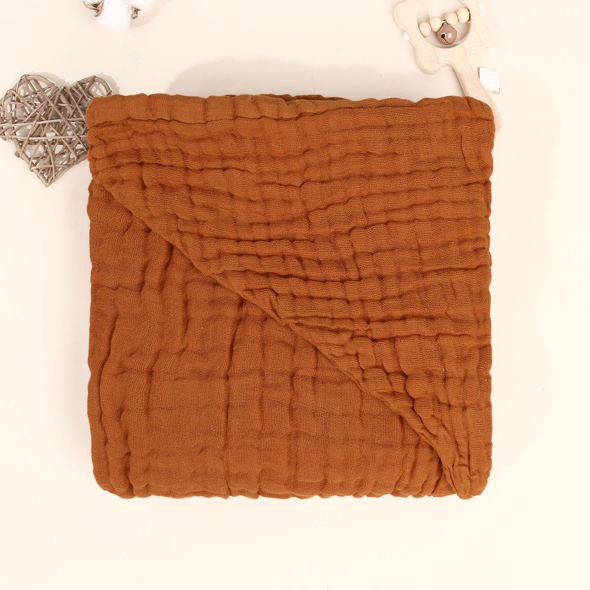 Kids Bath Towel Baby Hooded Wearable Robe 6 Layer Bubble Gauze Infant Shower Poncho Newborn Swaddle Blanket 80x80cm