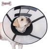 Adjustable Foldable Elizabethan Collar Medium To Large Dogs Post Surgery Comfortable Recovery Cone