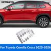 Window Sill Frame Center B C Pillar Posts Cover Trim For Toyota Corolla Cross -2025 2026 Stainless Accessories Car Styling