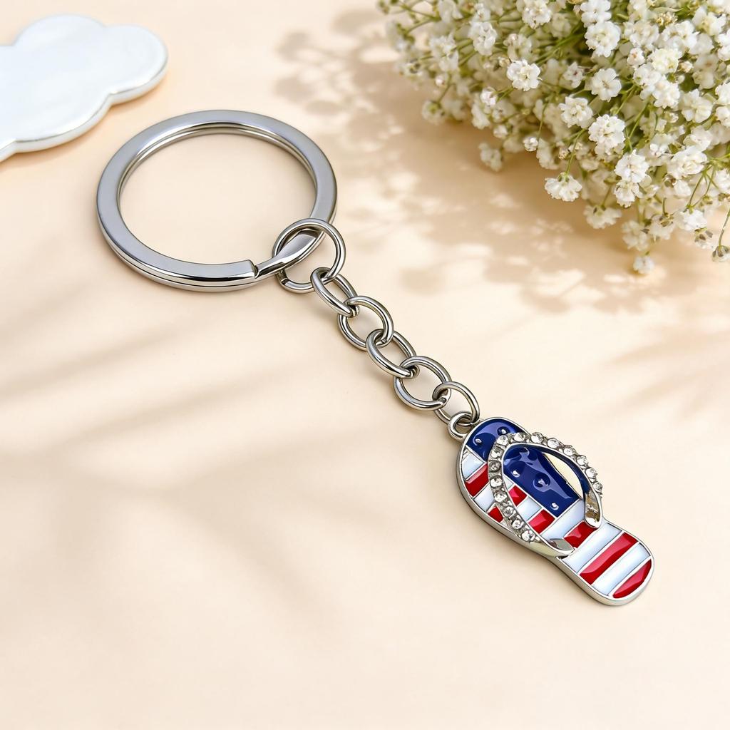 Independence Day Keychain - Fashion Bag Pendant & Decorative Accessory
