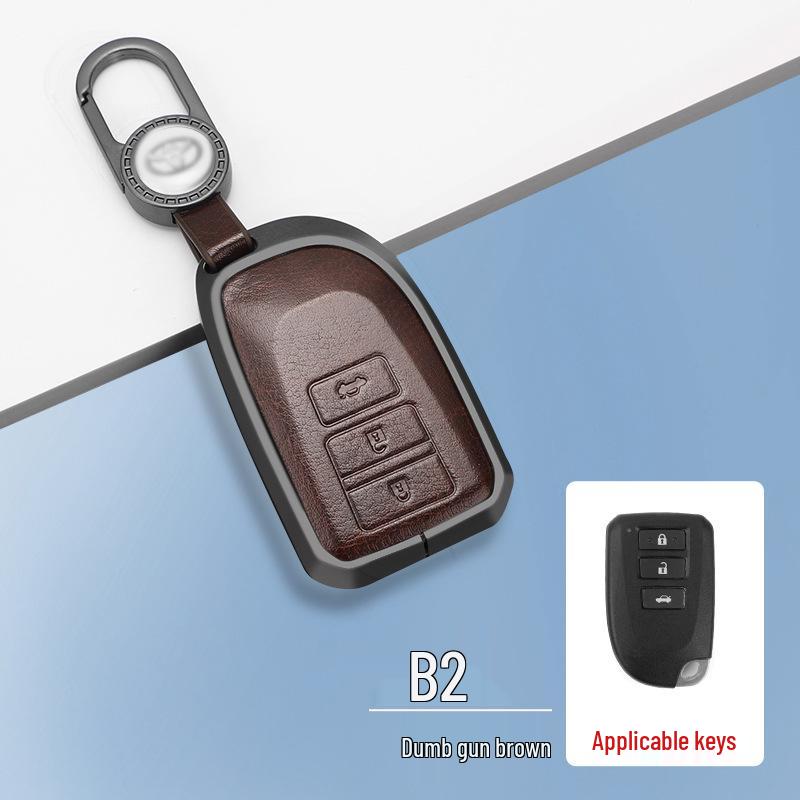 FAW Toyota Key Case for Highlander, RAV4, Corolla, C-HR, IZOA & Crown - Car Key Cover & Shell