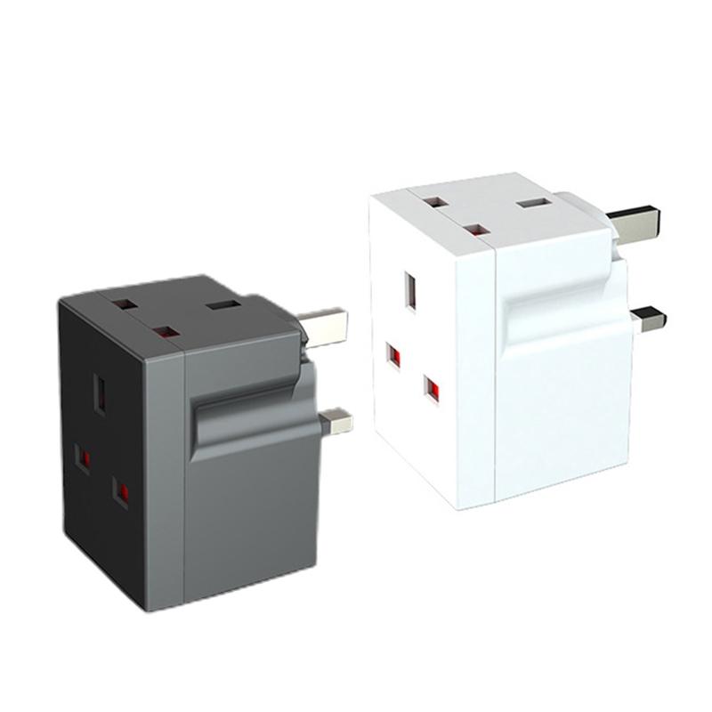 Power Extender Multiplug Block for Kitchen Office PC TV ndoor Lighting 250V 13 Amp 3 Way Triple Plug Adaptor Multi Plugs