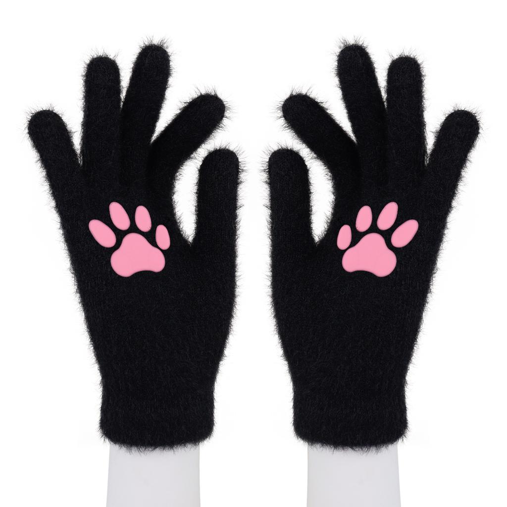Animal Claw Gloves Silicone Meat Pad Short Five Finger Gloves Epoxy Nails Comic Exhibition Cos Ghost Claw Realistic Props