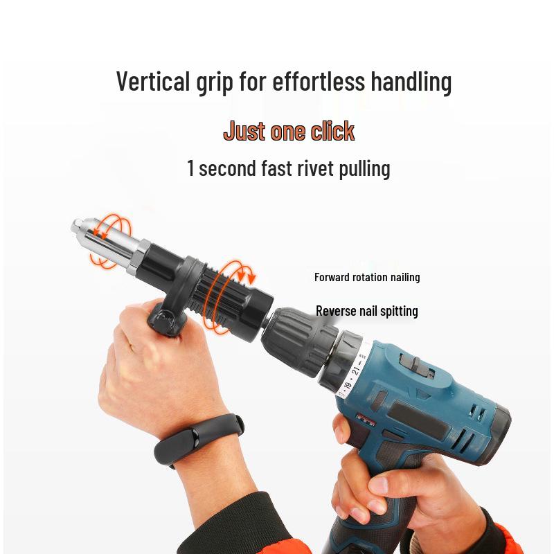 Electric Drill Rivet Gun Adapter - Upgraded Riveting Tool