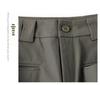 Spring 2025 Women's Military Green Casual Wide-Leg Floor-Length Pants