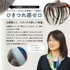 Pitouch Gray Hair Partial Wig with Top Sheet Extensions for Conceals Thinning Partial Gray No Easy Adds Natural Synthetic Hair Concealer, Bangs,