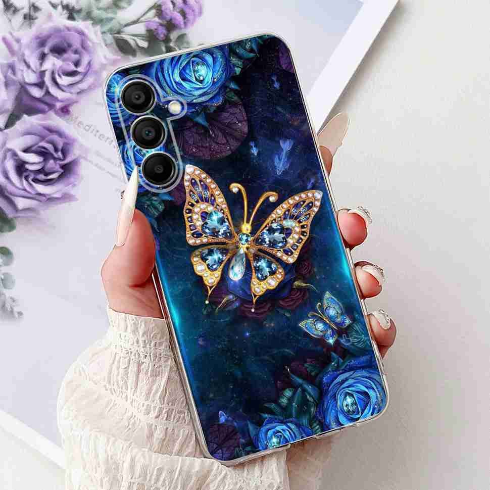 For Samsung Galaxy A16 5G Casing SM-A166B Popular Painted Back Cover Soft Silicone Phone Case For Samsung A 16 A16 5G TPU Fundas