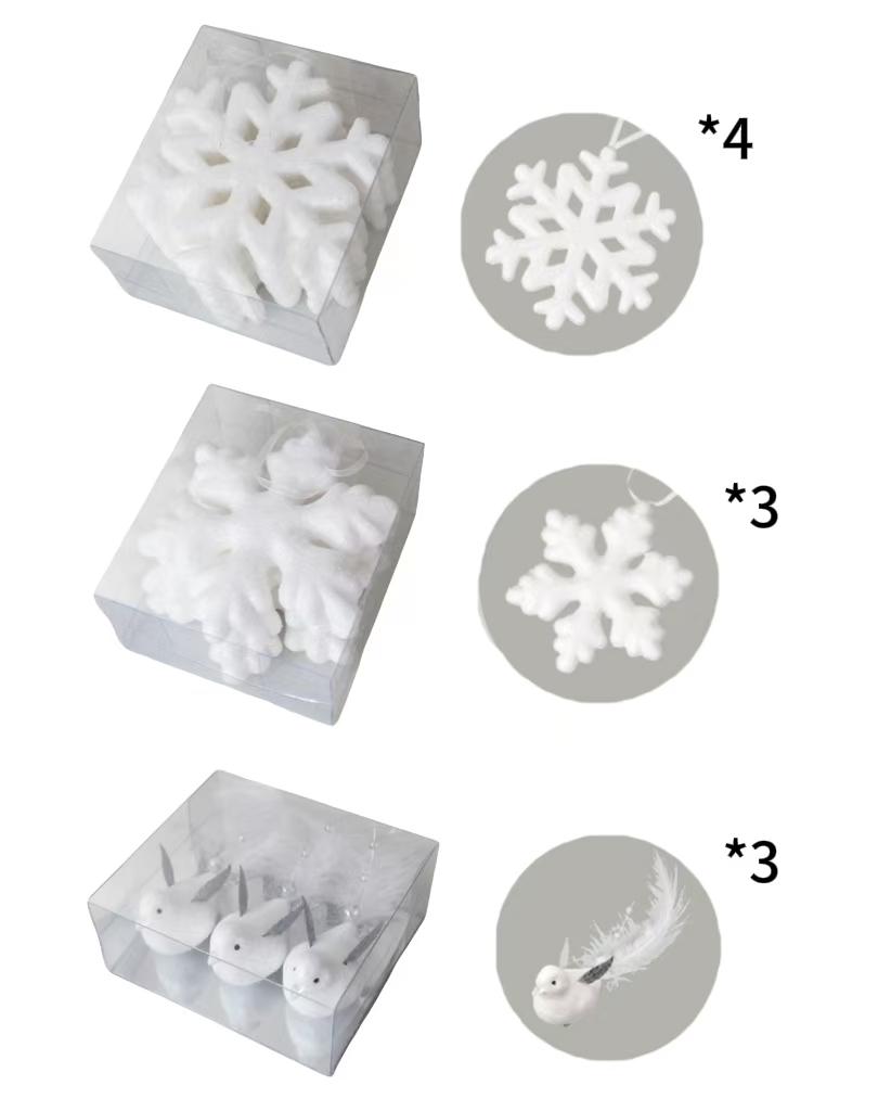 

For Holiday Decor Bird Ornaments As Shown Charming Snowflake Ornaments Christmas Ornaments Charming Snowflake Design China Mainland