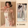 Fun Underwear Passion Temptation Hanfu Stand-up Collar Cheongsam Retro Pure Desire Antique Hip Wrap Sexy Hollow Pajamas