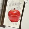 Acrylic Red Apple Bookmark Acrylic Fruit Translucent Student Reading High-Quality Bookmark Creative Birthday Gifts For Bookworm