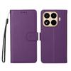 For Xiaomi 15T Pro Case RFID Blocking 3 Card Slots PU Leather Phone Cover with Wrist Strap