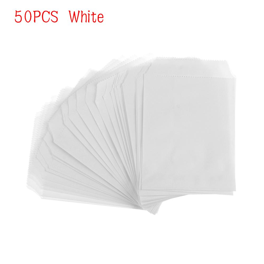 15CM*10CM 50pcs Birthday Wrapping Supplies Pastry Tool Baking Candy Biscuit Bags Kraft Paper Bag Packing Pouch Popcorn Bag