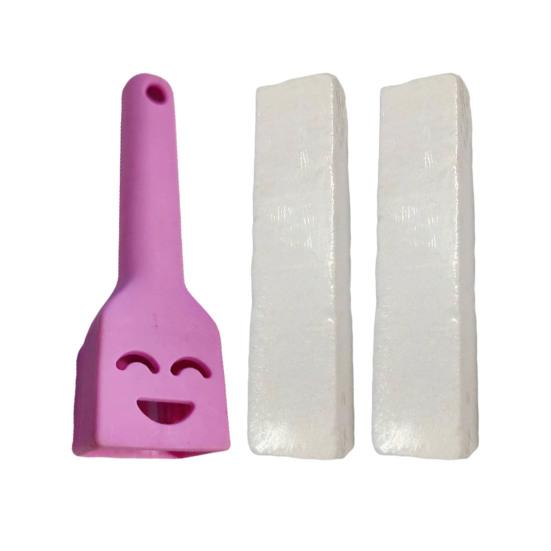 Pumice Stone Toilet Bowl Cleaner with Handle Efficiently Removes Hard Water Rings Calcium Buildup Pumice Stone Scrubber
