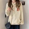 Cross-border real shot hooded fleece thickened 300g lamb fleece furry sweater women's Korean version autumn and winter warm jacket