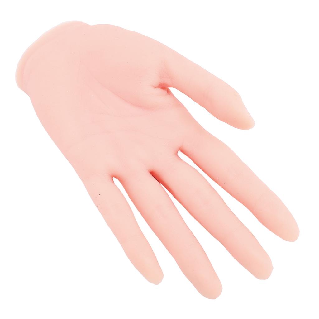 Übungshand für Nägel Silikon Weibliche Schaufensterpuppe Lebensgroßes Modell Linke Hand für Anfänger Salonkünstler