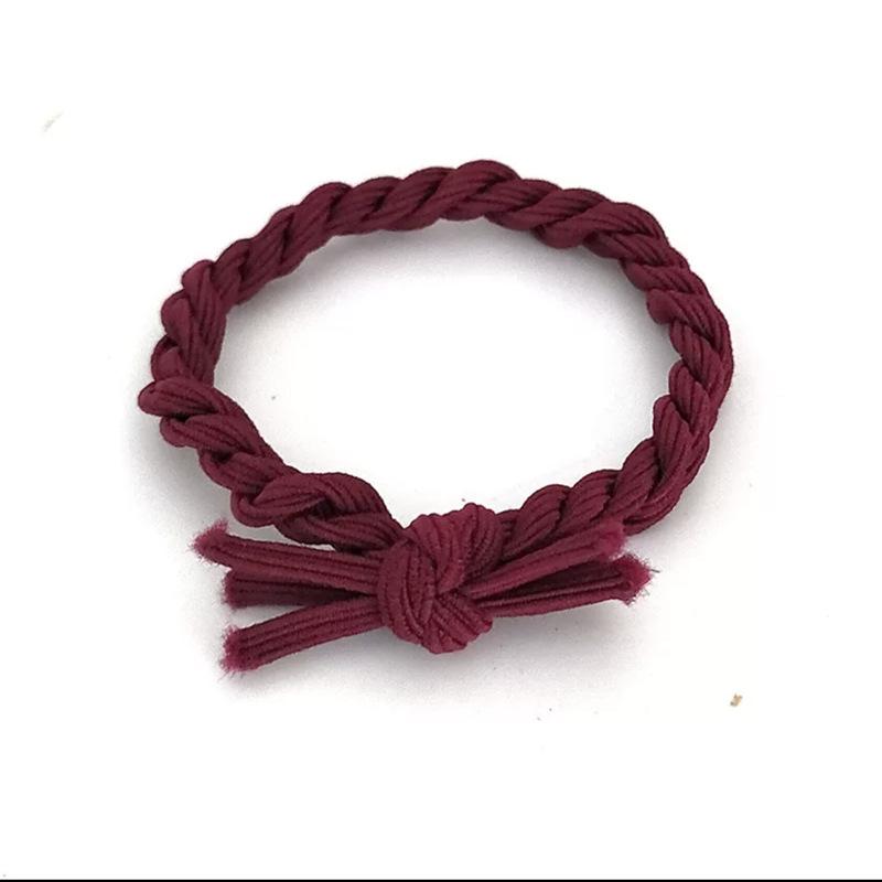 Korean Style Cute Braided Elastic Hair Tie for Women