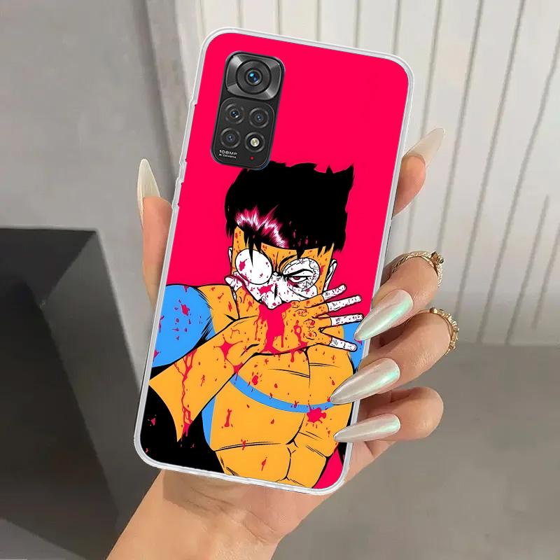 Coole I-Invincible Handyhülle für Xiaomi Redmi Note 14 13 12S 12 11S 11 Pro Plus 11T 11E 10S 9 9S Weiche Druck-Schale Funda