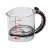 4-in-1 Adjustable Measuring Mess-free Glass Cup Measuring Cup with Scraper Edges Multi-Functional Kitchen Essential for Baking Cooking