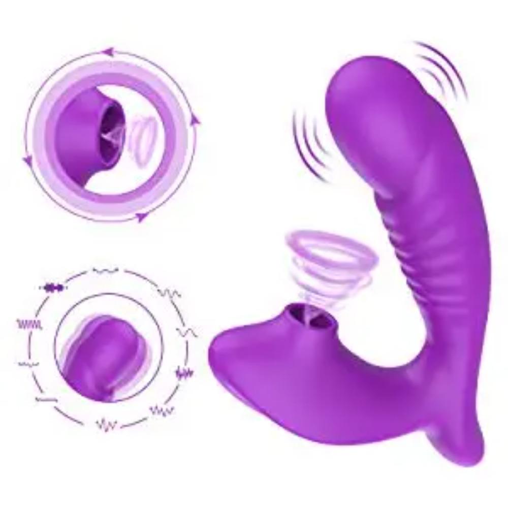 Adult Toys Sucking Vibrator G Spot Nipple Stimulation 2 In 1 Clitoris Sucking Vibrator Sexual Magic Massager Sex Toys for Women