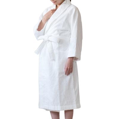 Bloom Imabari Robe de bain relaxante Serviette Nid d'abeille et Fabriqué au Japon Taille Robe, Unisexe, Tissu, Tissage, 100% Coton, Léger, Séchage Rapide, Chaud,