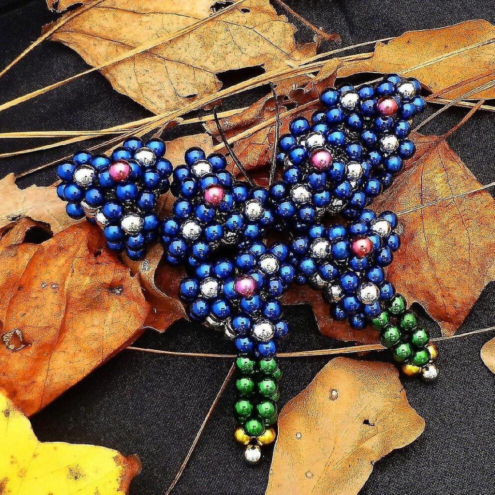 (Wasserblau) 216 Stück 3mm Magische Bausteine Kinderspielzeug für die Früherziehung Von Chuai Du