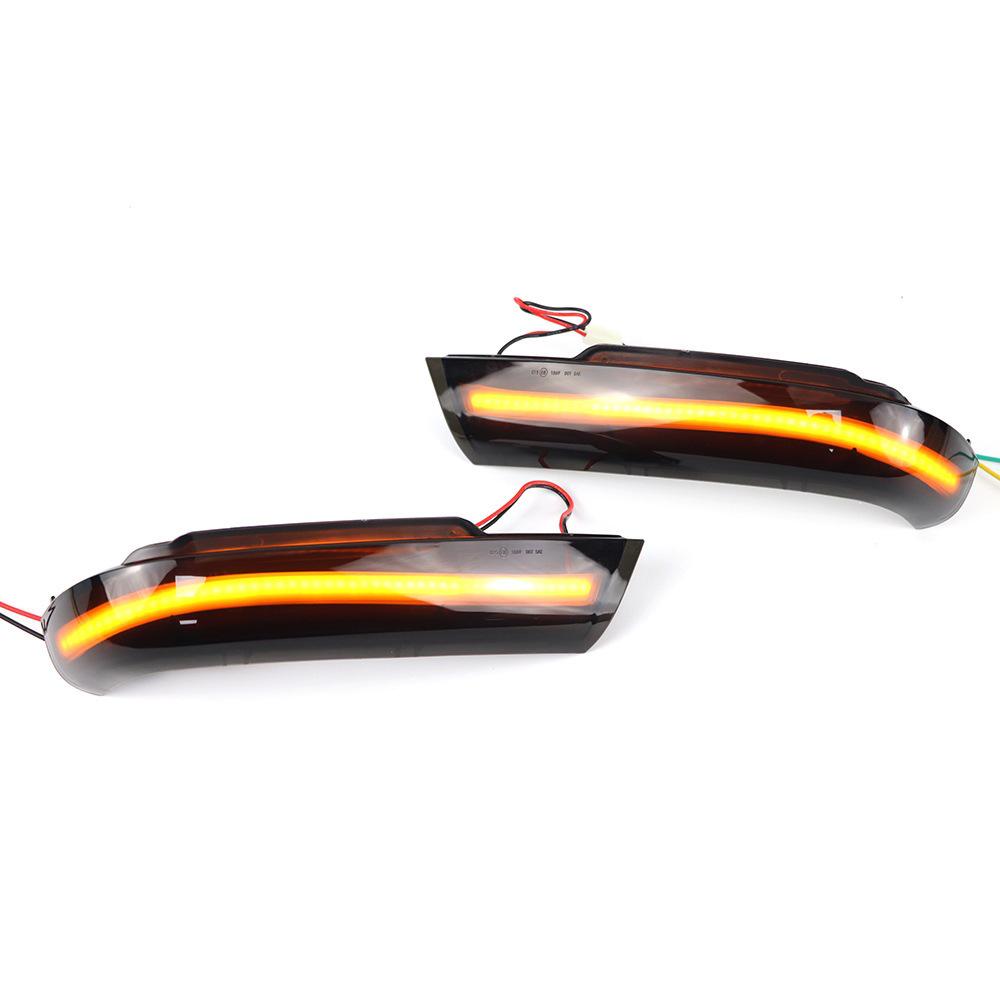 Volkswagen Touareg I MK1 7L (2002-2006) LED Dynamic Sequential Rearview Mirror Turn Signal Light Aviation Aluminum