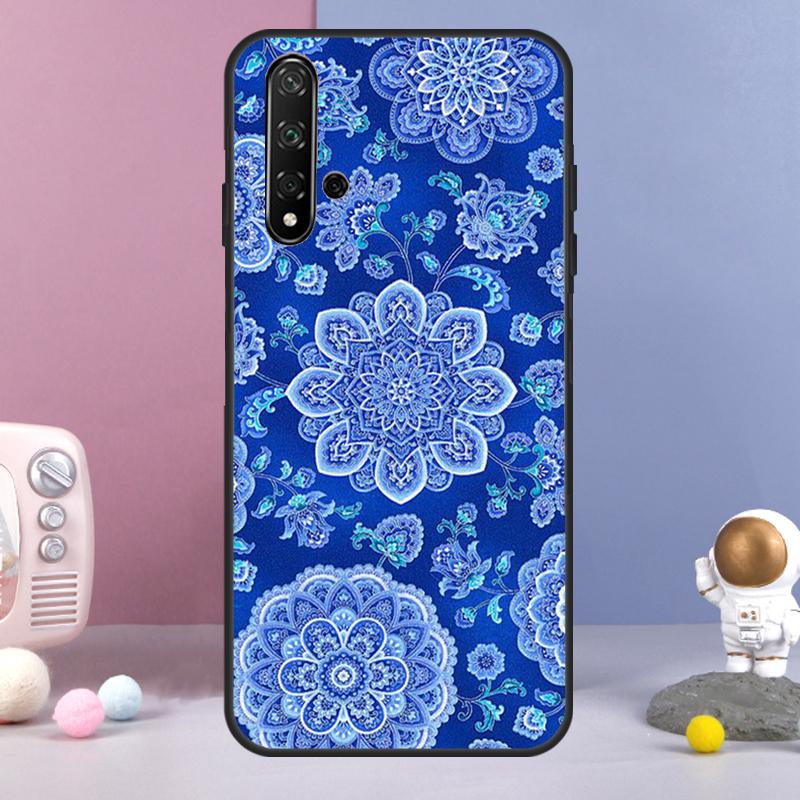 Blue And White Porcelain For Huawei Nova 5T 9 10 SE 7i 8i 11i 12i Y73 Y90 Y70 Y72 Y61 Y91 Y60 P20 P30 P40 Lite Case