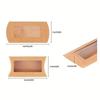 10pcs Kraft Paper Gift Folding Paper Box Wedding Favor Box  Wedding Birthday Party Supplies