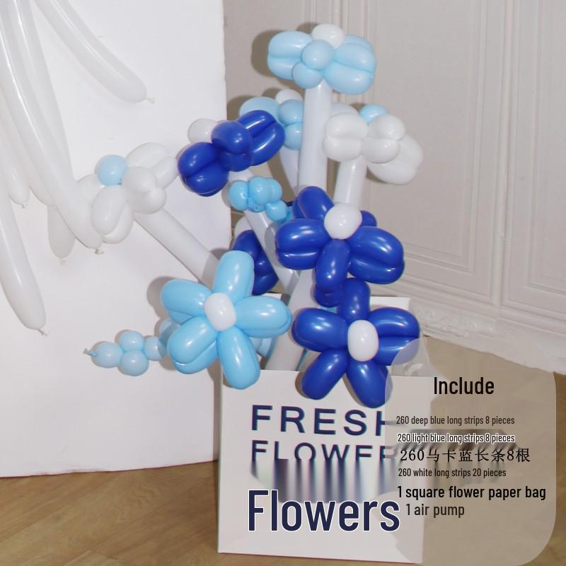 DIY Lily & Sunflower Balloon Kit: Wind Chime & Daisy Weaving