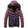 Winter Men's Padded Jacket Fashion Men Cotton Thick Warm Parkas Casual Windbreaker Thermal Hooded Coats Mens Clothing