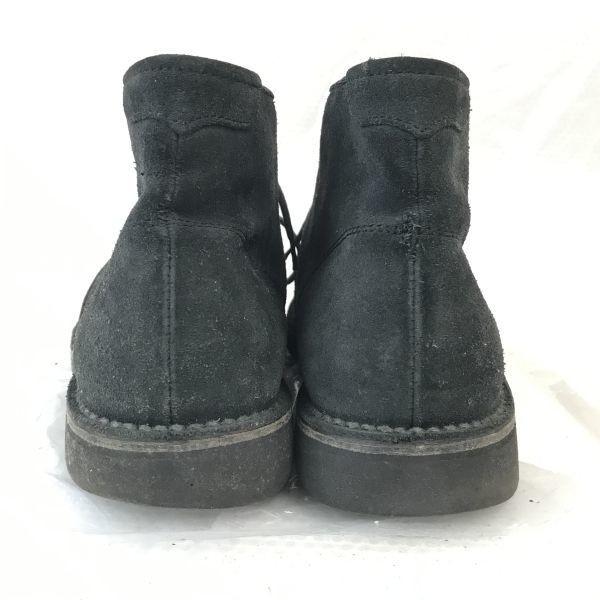 Custom Grade Wildleder Desert Chukka Stiefel 26.5 schwarz dunkelgrau Vibram(GEBRAUCHT)