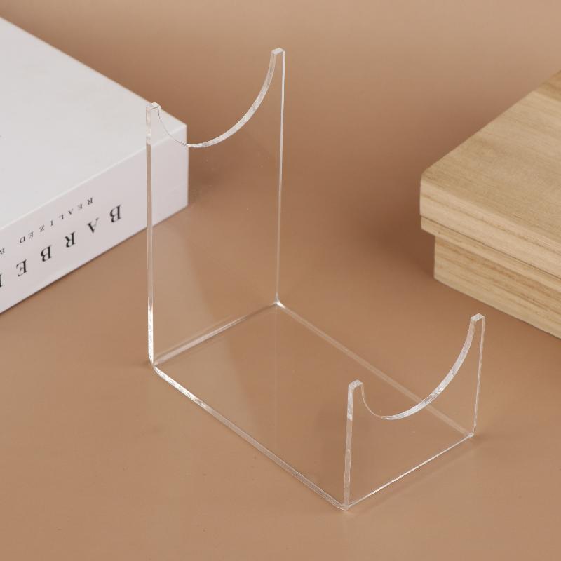 1/2Pcs Transparent Acrylic Stand Shofar Horn Display Stand Swords Bracket U-Shaped Rack Holder For Office Home Decoration