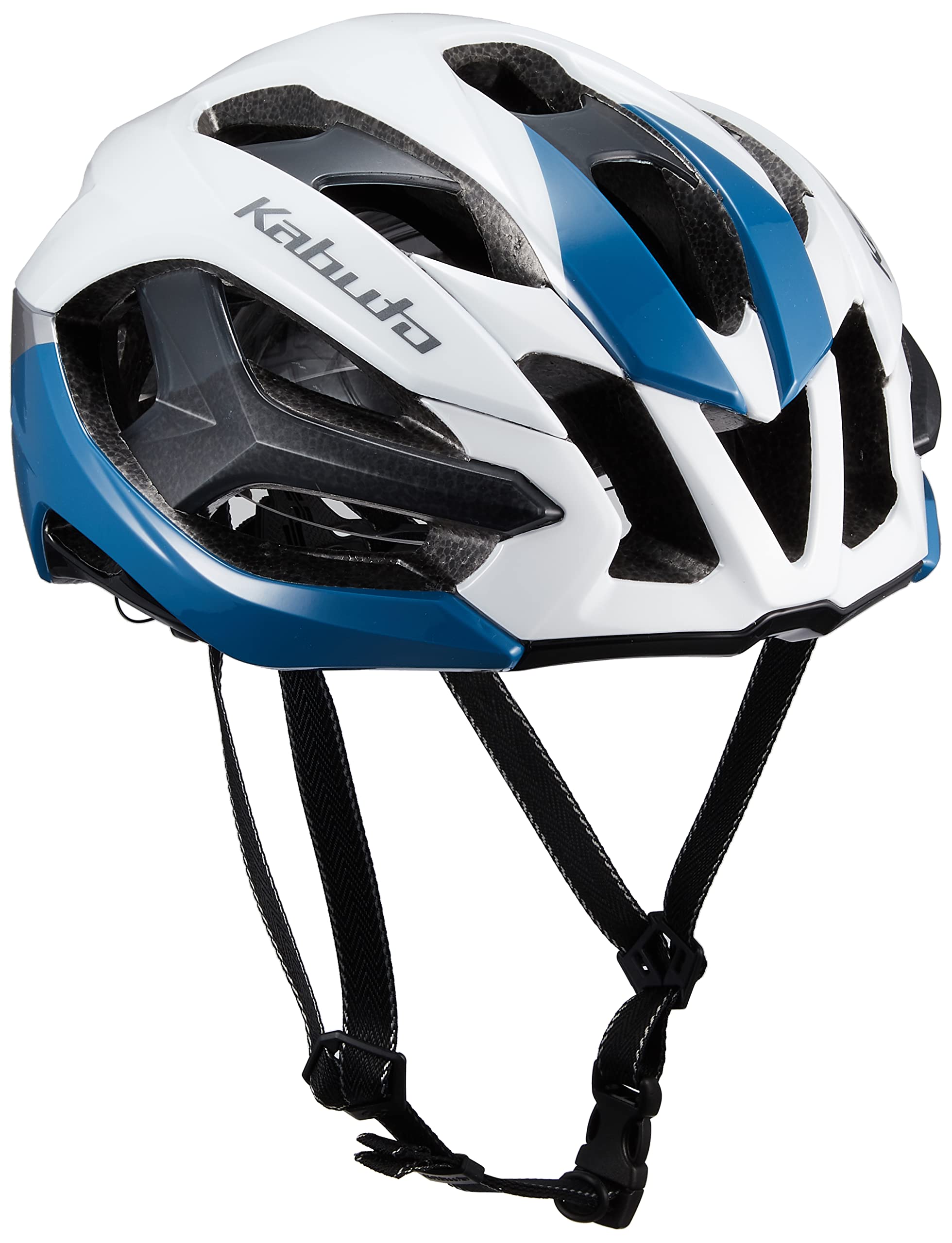 

OGK KABUTO IZANAGI Bicycle White JCF Certified Helmet, Color G-1 Blue, Size XL/XXL (61-64cm),
