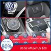 1/2/10 ST Bilstyling Interiör Klistermärke Emblem Dekoration Tillbehör för VW Volkswagen Golf Polo Passat Touran Bilstyling