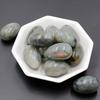 30mm Purple Pink Agate Crystal Egg Shaped Stone