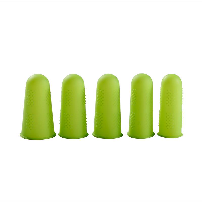 3/5Pcs Anti-scalding non-slip silicone finger cover food-grade silicone fingertip protective cover high temperature resistant gloves