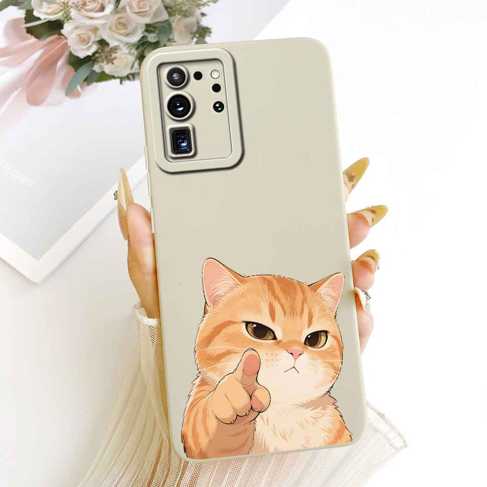For Samsung Galaxy S20 Ultra Case Popular Color Floral Print Silicone Back Cover For Samsung S20 Ultra 4G 5G Phone Cases Fundas
