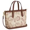 Coach City 15 Shell Print Detachable Shoulder Strap Tote Bag Women Tote Brown CBM65-IMSAS