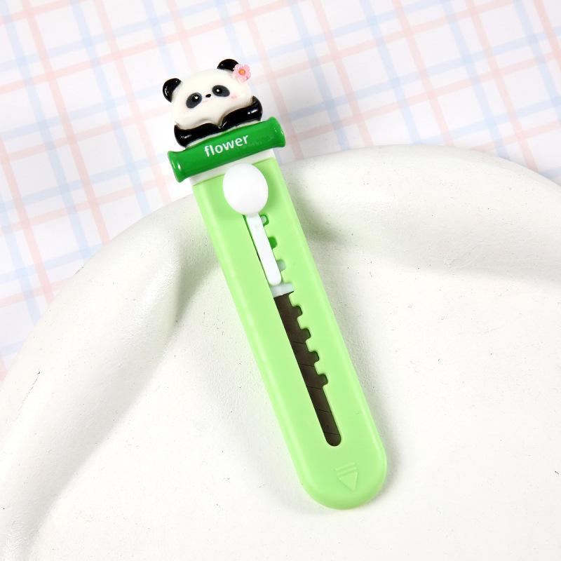 1 Piece Panda Capybara  Art Cutter Utility Knife Mini Student Art DIY Tools Creative Stationery School Supplies