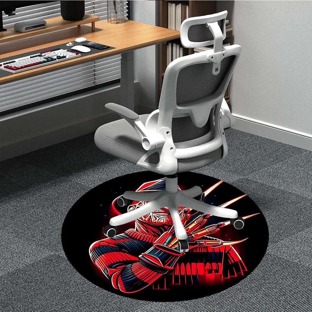 

1pc A Nightmare on Elm Street Office Round Area Rug, Under Office Chairs Bedroom Living Room Home Decor, Room Deco, Available in Various Sizes 80cm