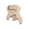 PB T02 Unfinished Electric Guitar Body Sycamore Wood Blank Guitar Barrel for PB Style Bass Guitars DIY Parts